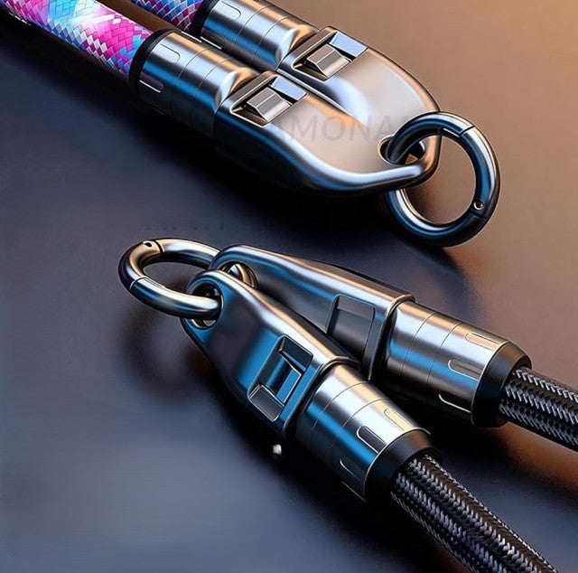 Generic USB Charging Cable Lanyard (Multicolor)