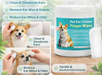 Pet Ear Cleaning Wipes (White)