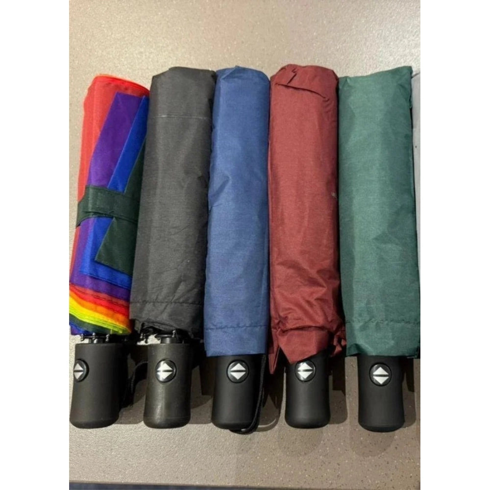 Pack of 2 Auto Open Close UV Umbrella (Blue)