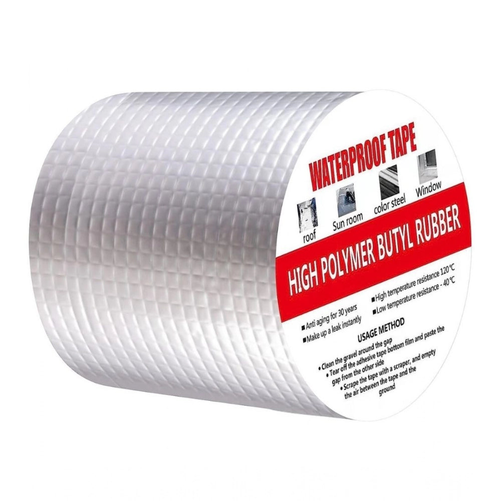 Pack of 2 Aluminium Waterproof Foil Tape 4 Inch (Silver)
