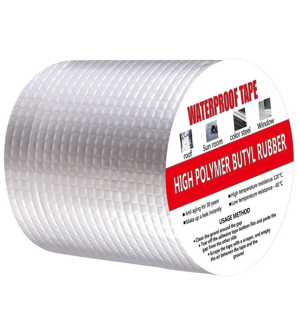 Generic Aluminium Waterproof Foil Tape (4 Inch) (Silver)