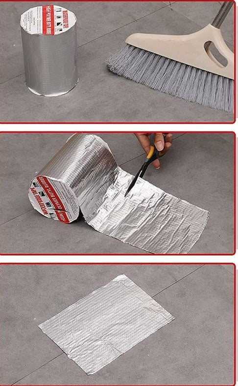 Generic Aluminium Waterproof Foil Tape (4 Inch) (Silver)