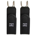 Pack of 2 Buckle Less Belt Pair (Black)