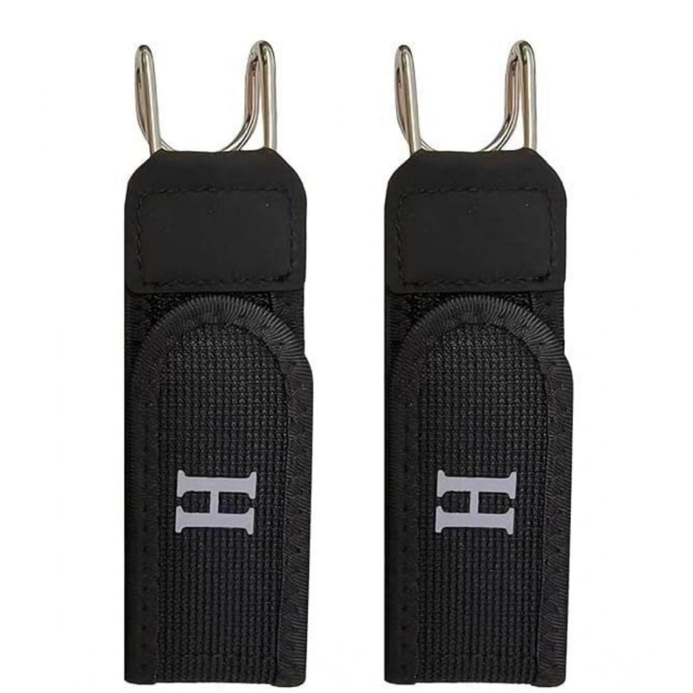 Pack of 2 Buckle Less Belt Pair (Black)