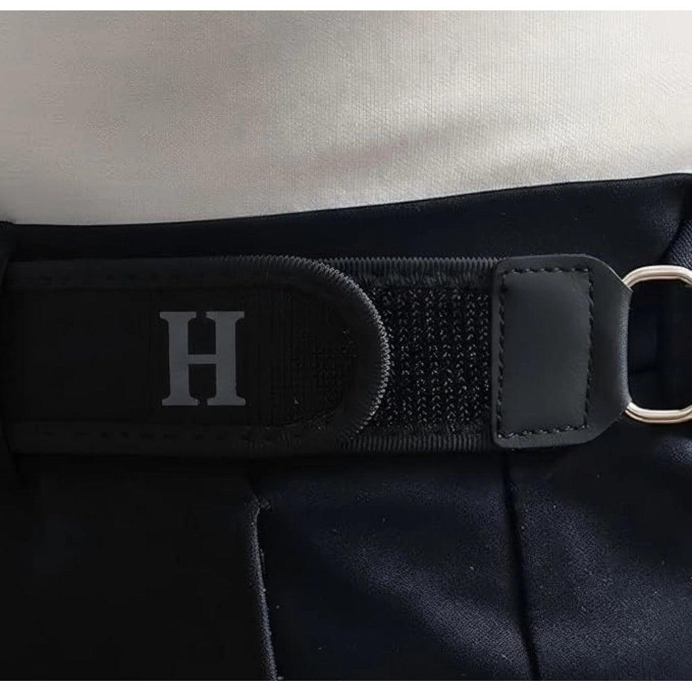 Pack of 2 Buckle Less Belt Pair (Black)