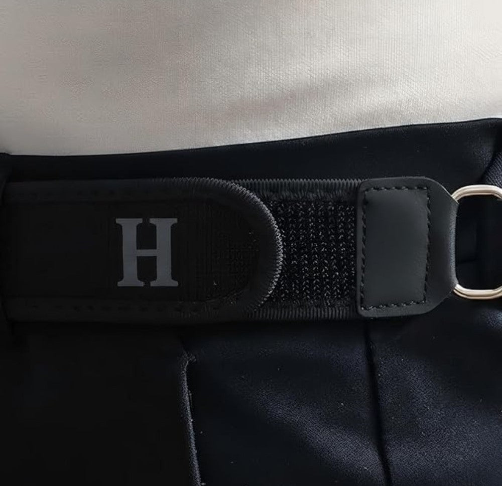 Generic Buckle Less Belt Pair (Black)