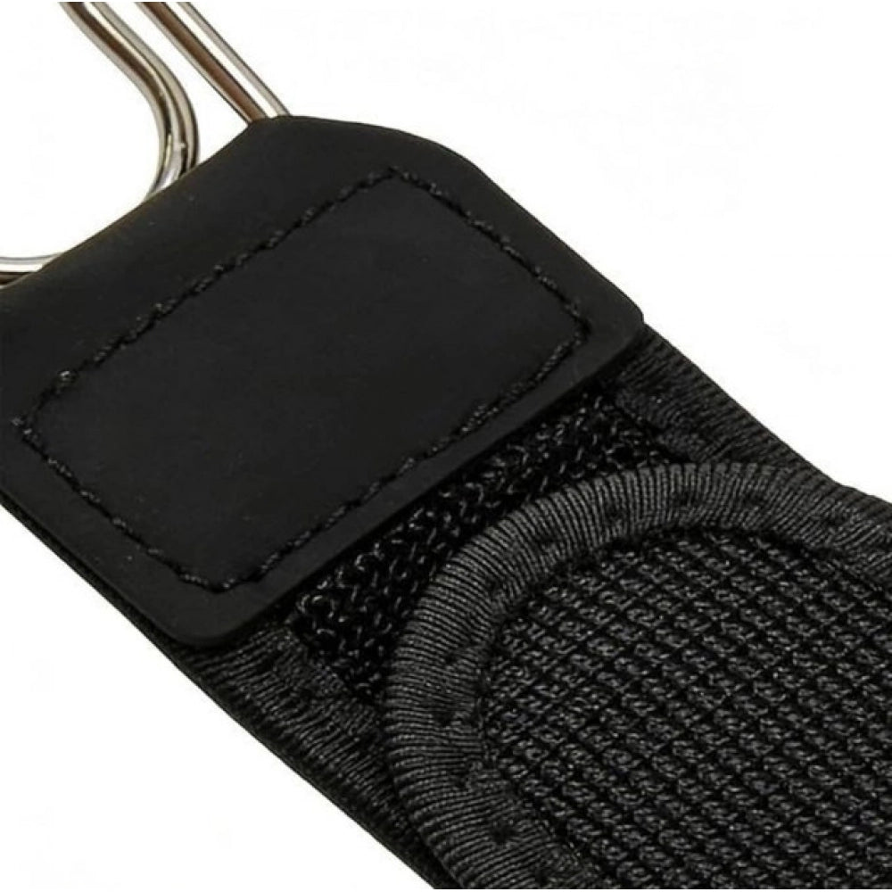 Pack of 2 Buckle Less Belt Pair (Black)