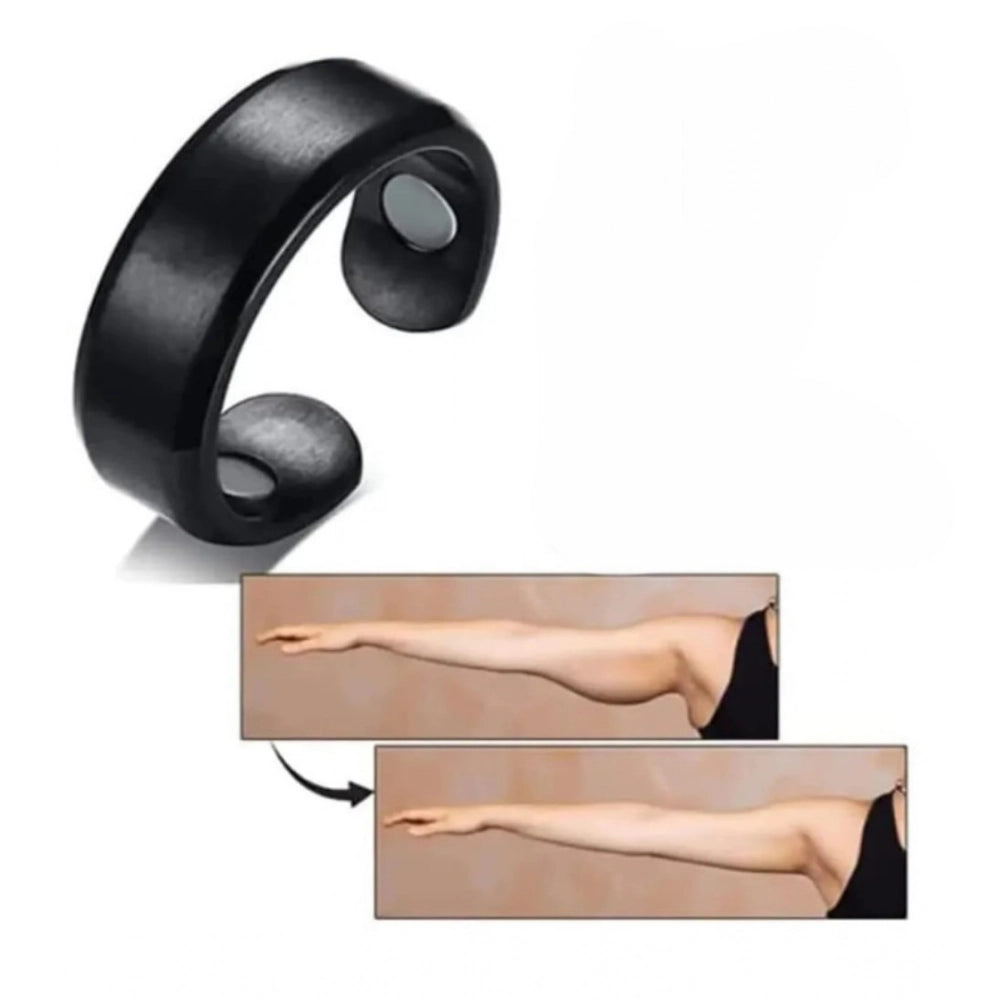 Pack of 3 Beauty Therapy Blood Sugar Control Ring (Black)