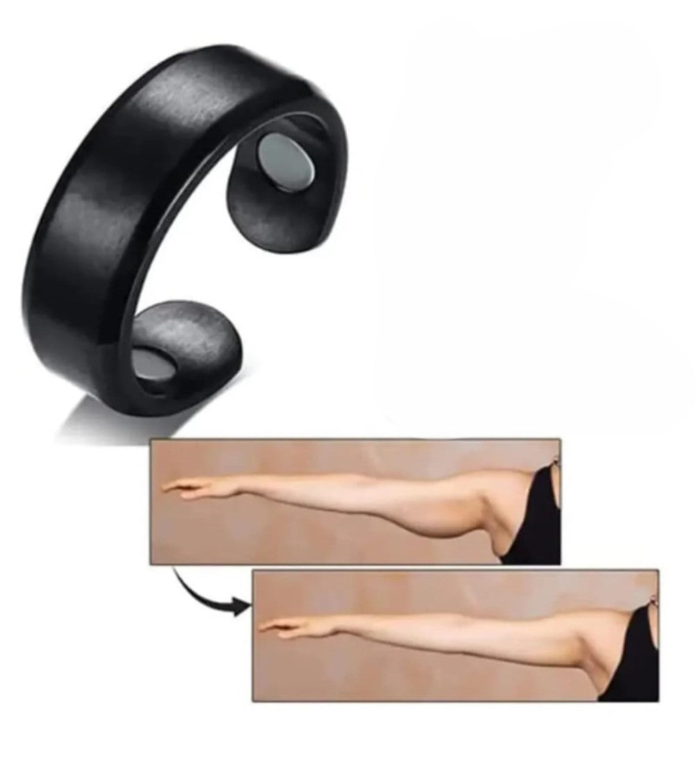 Generic Pack of 2 Beauty Therapy Blood Sugar Control Ring (Black)