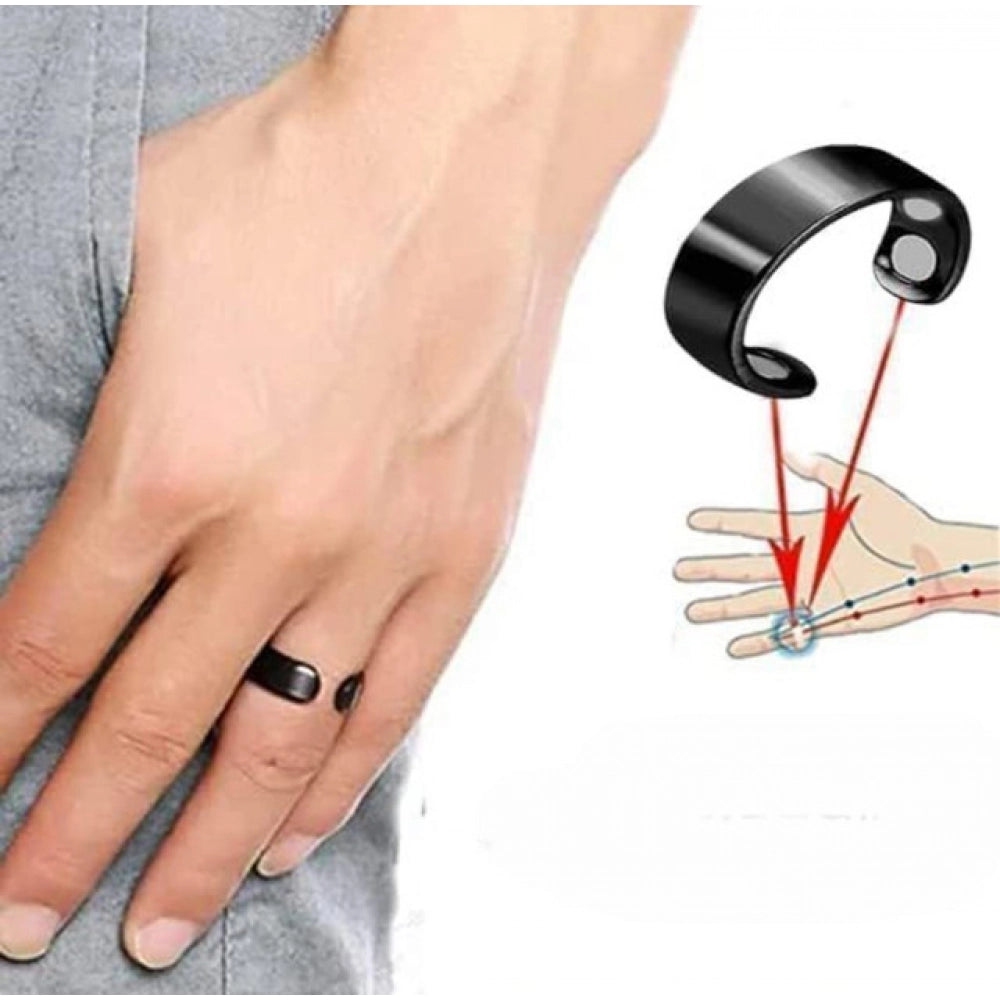 Pack of 3 Beauty Therapy Blood Sugar Control Ring (Black)