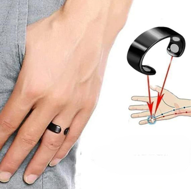 Generic Pack of 2 Beauty Therapy Blood Sugar Control Ring (Black)