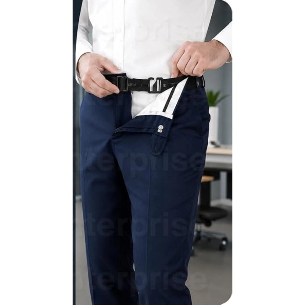 Pack of 3 Shirt Tucker Belt (Black)