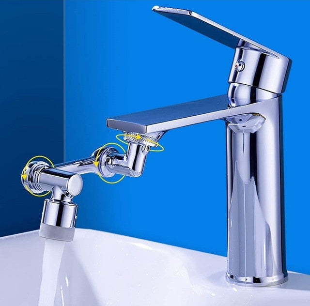 Generic - 1080 Degree Rotate Faucet (Silver)