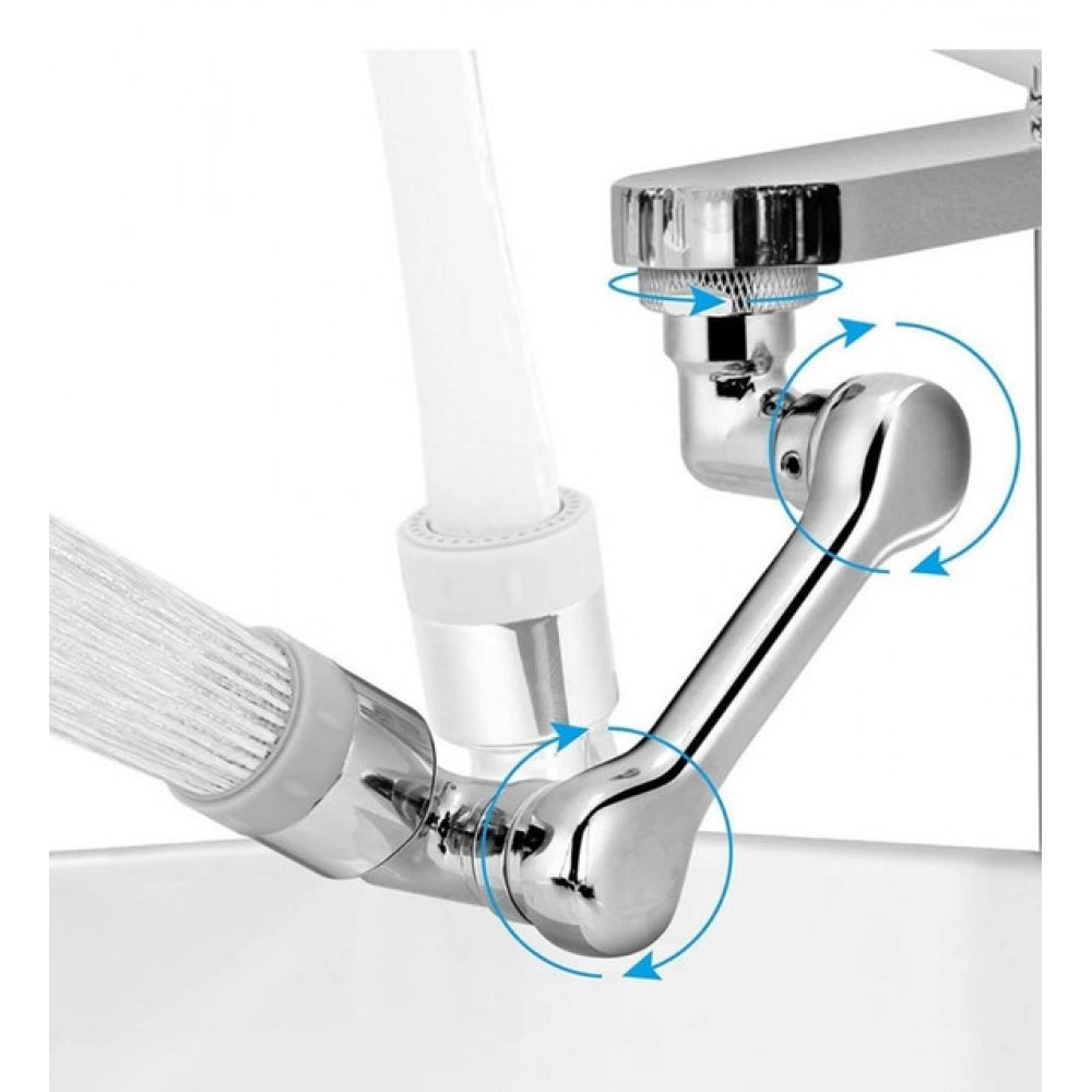 Pack of 2 1080 Degree Rotate Faucet (Silver)