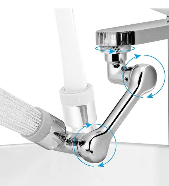 Generic - 1080 Degree Rotate Faucet (Silver)