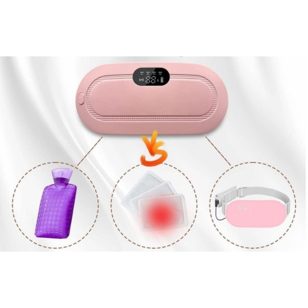 Menstrual Heating Pad Massager (Pink)