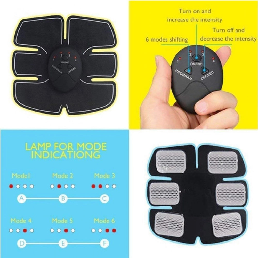6 Pack ABS Stimulator (Black)
