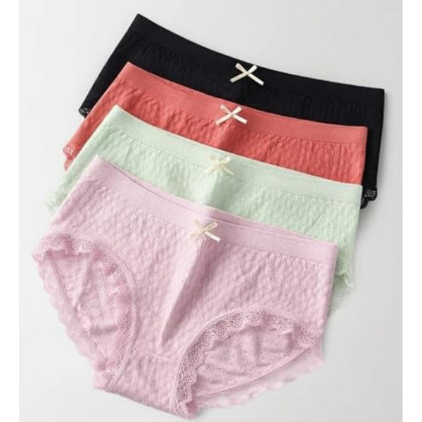 Pack of 2 2020 women's Cotton High Waist Full Coverage Briefs (Multicolor)
