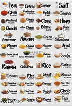 Pack of 2 Kitchen Masala Sticker (Multicolor)