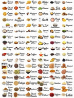 Pack of 2 Kitchen Masala Sticker (Multicolor)