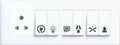 Generic Pack of 2 Switch Board Sticker (Black)