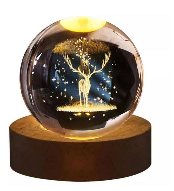 Generic All Design Crystal Night Lamp (Multicolor)