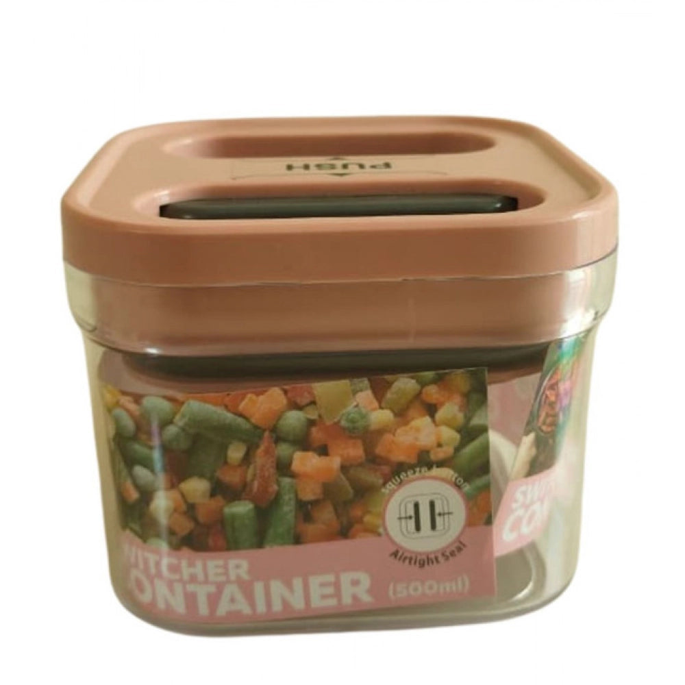 Pack of 1 Switchers Airtight Storage Container Set 500 ML (Pink)
