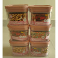 Pack of 6 Switchers Airtight Storage Container Set 500 ML (Pink)