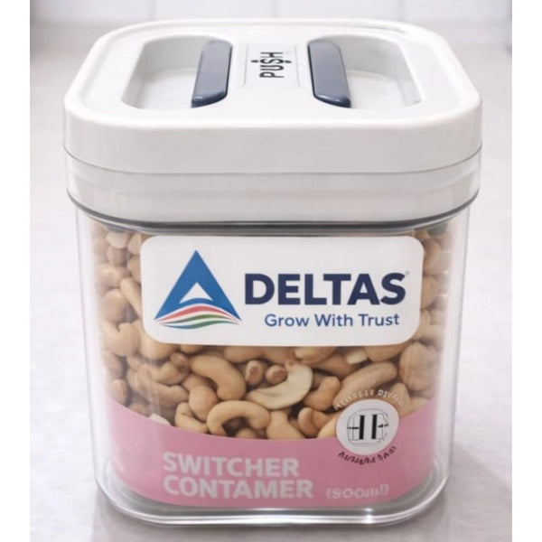 Pack of 1 Switchers Airtight Storage Container Set 500 ML (White)