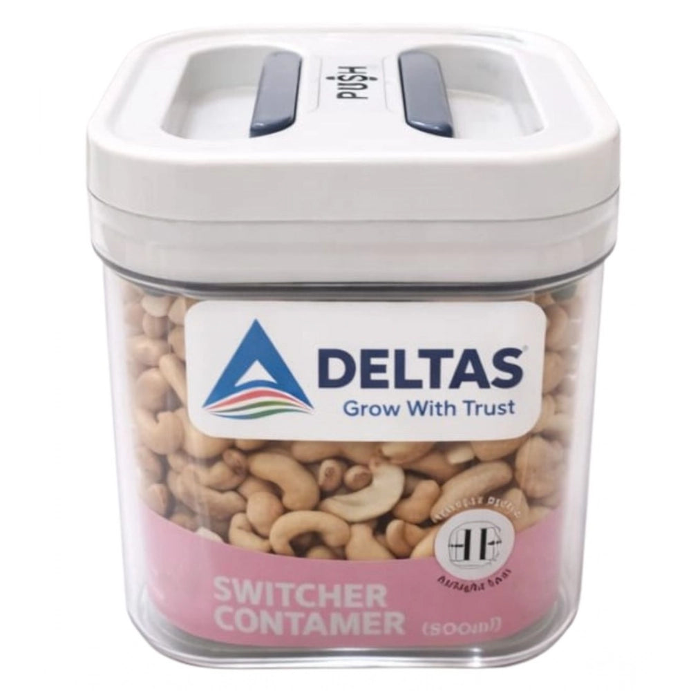 Pack of 1 Switchers Airtight Storage Container Set 500 ML (White)