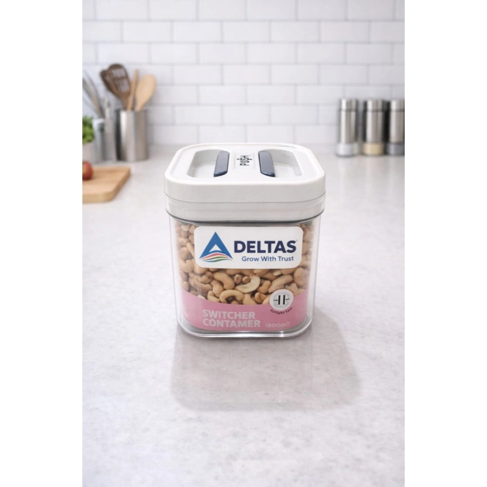 Pack of 1 Switchers Airtight Storage Container Set 500 ML (White)
