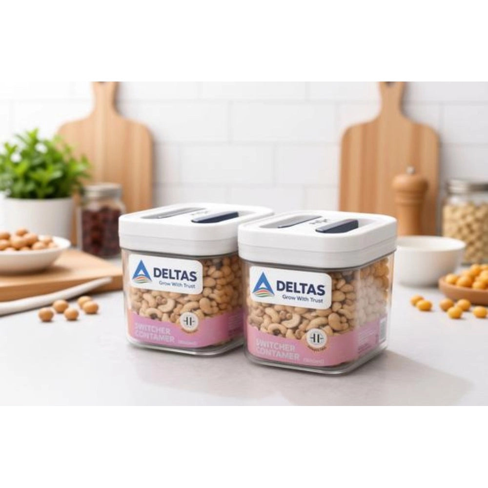 Pack of 2 Switchers Airtight Storage Container Set 500 ML (White)