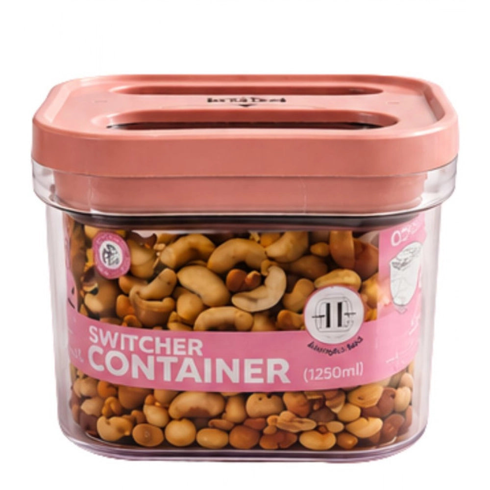 Pack of 1 Switchers Airtight Storage Container Set 1250 ML (Pink)