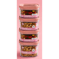 Pack of 4 Switchers Airtight Storage Container Set 1250 ML (Pink)