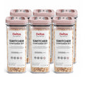 Pack of 6 Switchers Airtight Storage Container Set 2000 ML (Pink)