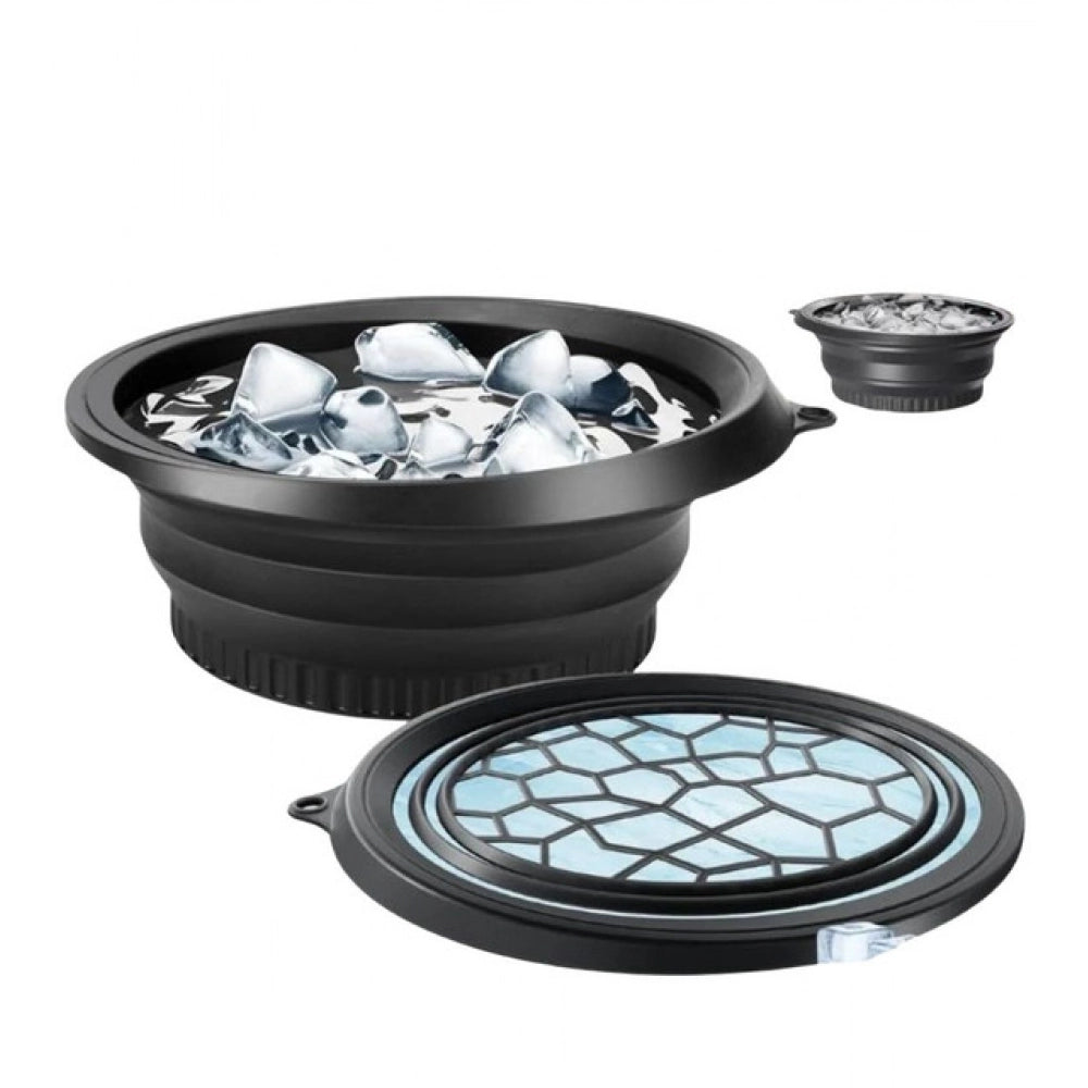 Silicon Ice Face Bowl (Black)