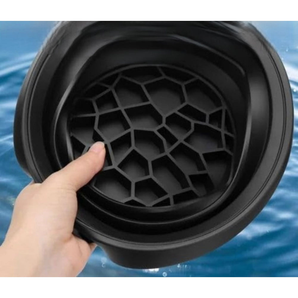 Silicon Ice Face Bowl (Black)