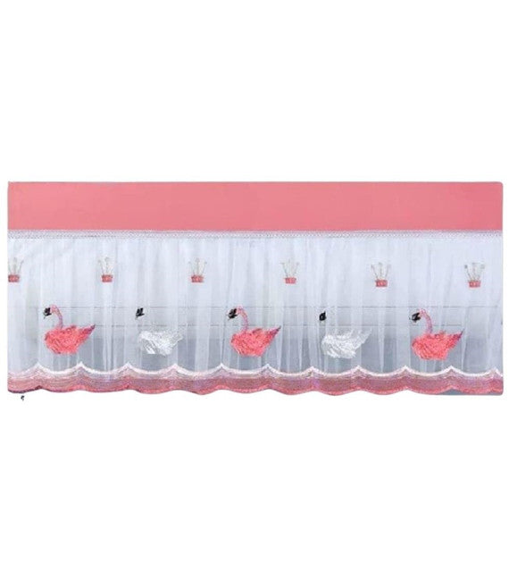 Generic AC Cover 1 And 1.5 Ton (Pink-White)