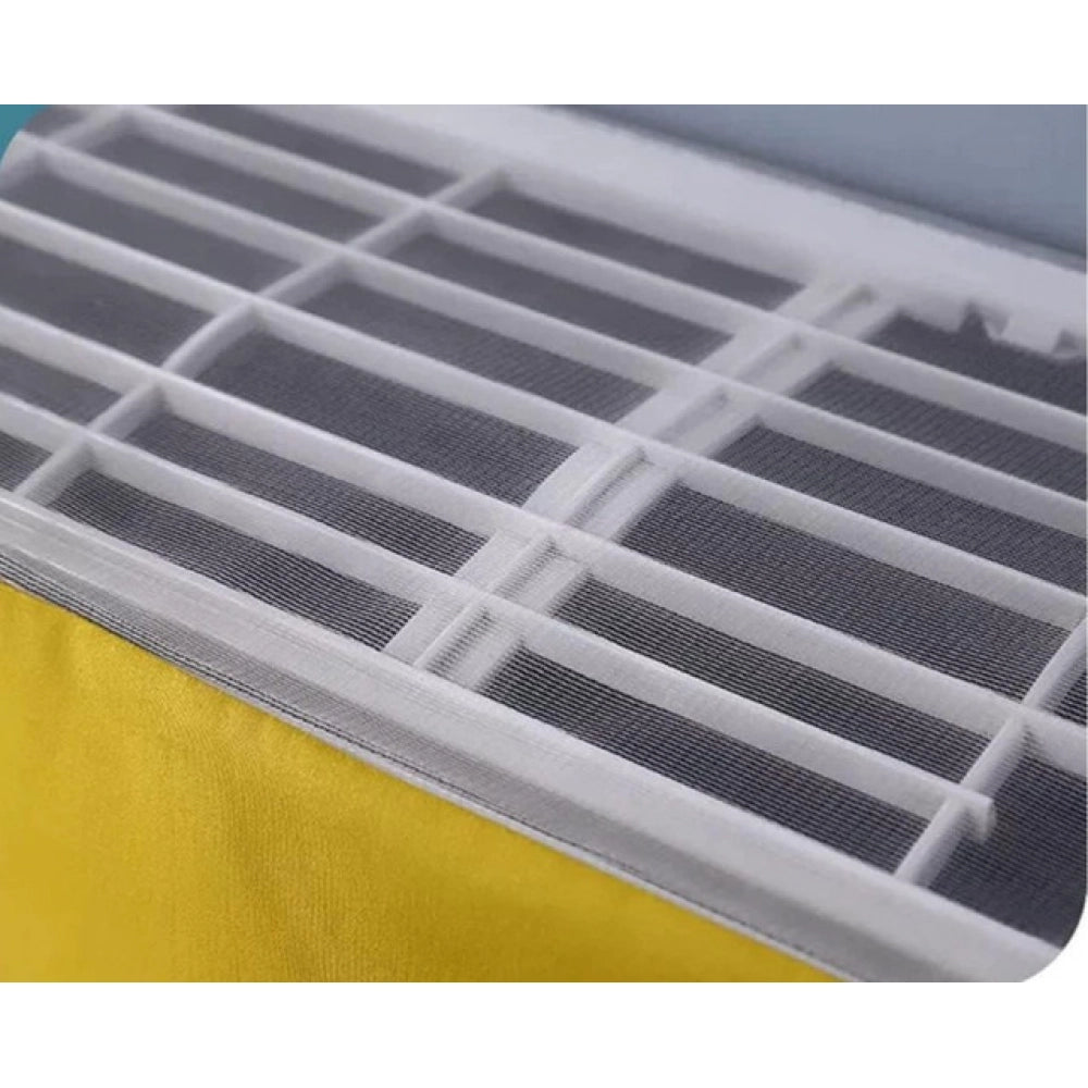 Pack of 2 AC Cover 1 And 1.5 Ton (Pink-White)