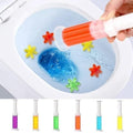 Generic Toilet Freshner And Cleaner Flower Gel (Multicolor)