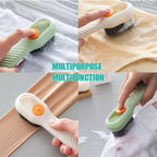 Pack of 2 Soap Dispensing Cleaning Brush (Multicolor)