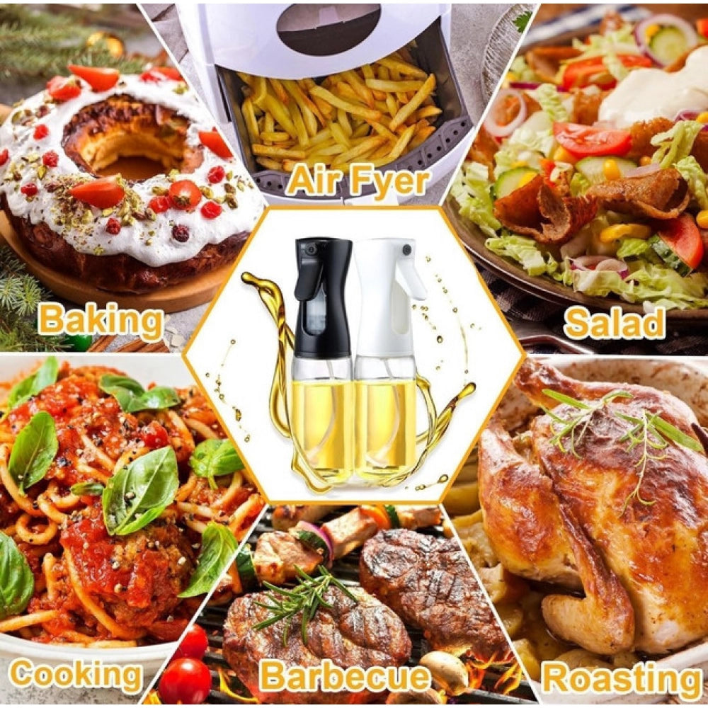 Pack of 2 Oil Sprayer for Cooking (Black)