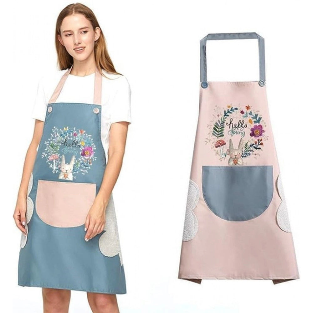 Pack of 2 Kitchen Pocket Apron (Multicolor)
