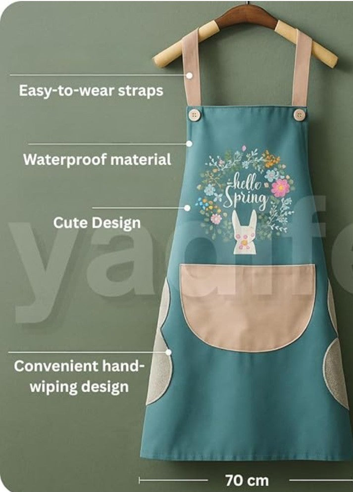 Generic Kitchen Pocket Apron (Multicolor)