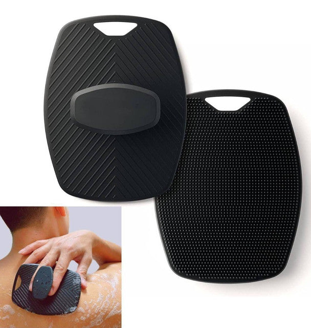 Generic Silicone Body Scrubber Bath Brush (Black)
