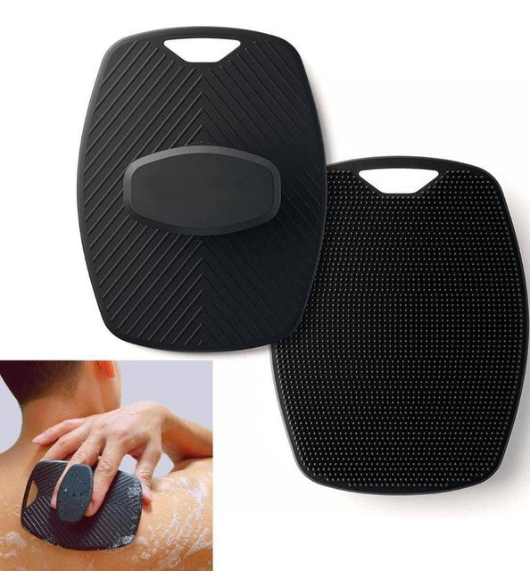 Generic Silicone Body Scrubber Bath Brush (Black)