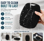 Silicone Body Scrubber Bath Brush (Black)