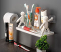 Generic Self Adhesive Multipurpose Stand Holder (White)