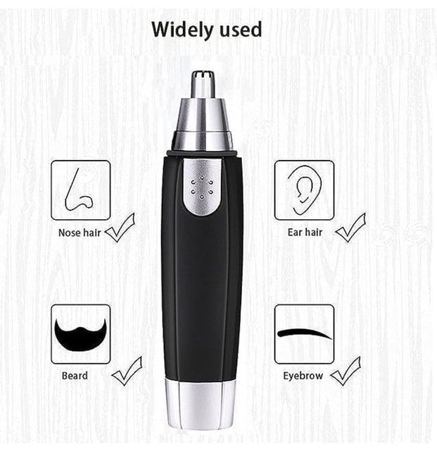 Generic Nose & Ear Hair Trimmer (Black)