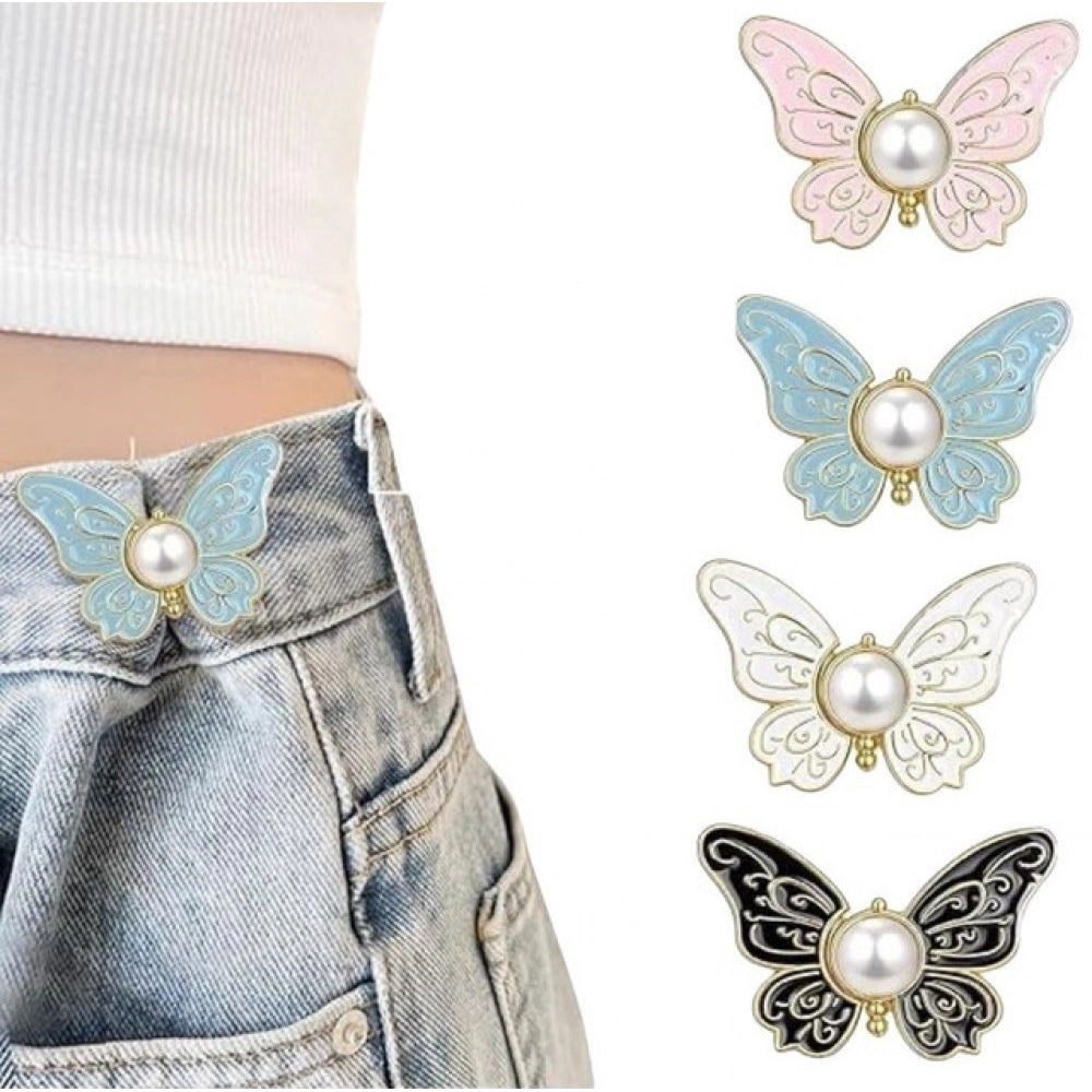 Pack of 3 Jeans Clip Butterfly (Multicolor)